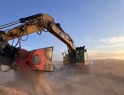 Cucharones separadores y trituradores