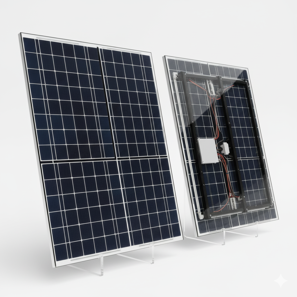 Glas-Glas Solarmodul (Bifazial)