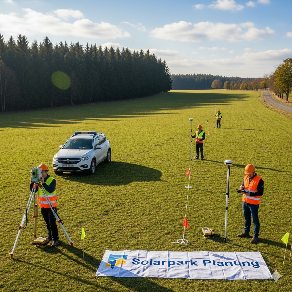 Prüfung einer Freifläche für die Verpachtung an einen Solarpark